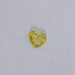 Yellow Heart Rose Cut Lab Grown Diamond