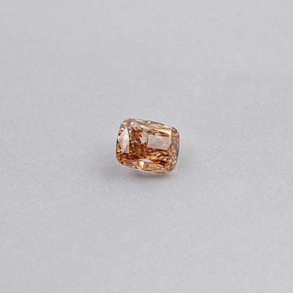 Cushion Cut Lab Diamond Champagne Loose Loose