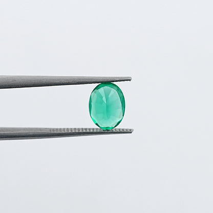 Oval Shape Colombian Green Gemstone Loose