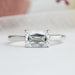 Criss Cut Lab Grown Diamond Solitaire Engagement Ring