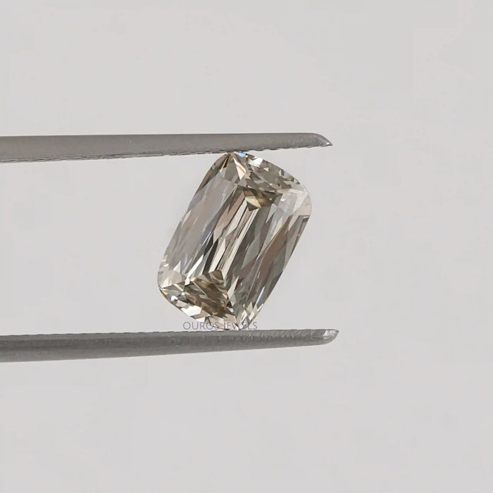 Criss Cut Loose Lab Grown Diamond in a Tweezer