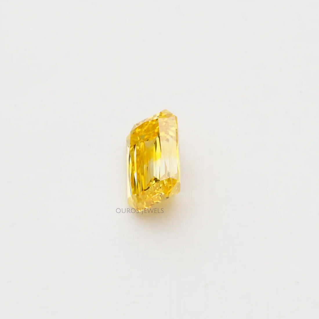 Yellow Criss Cut Lab Grown Diamond