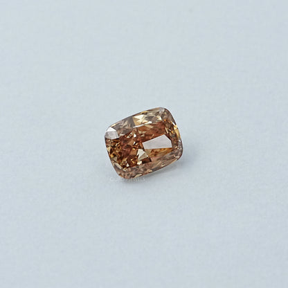 Crushed Ice Cushion Cut Champagne Loose Diamond Loose