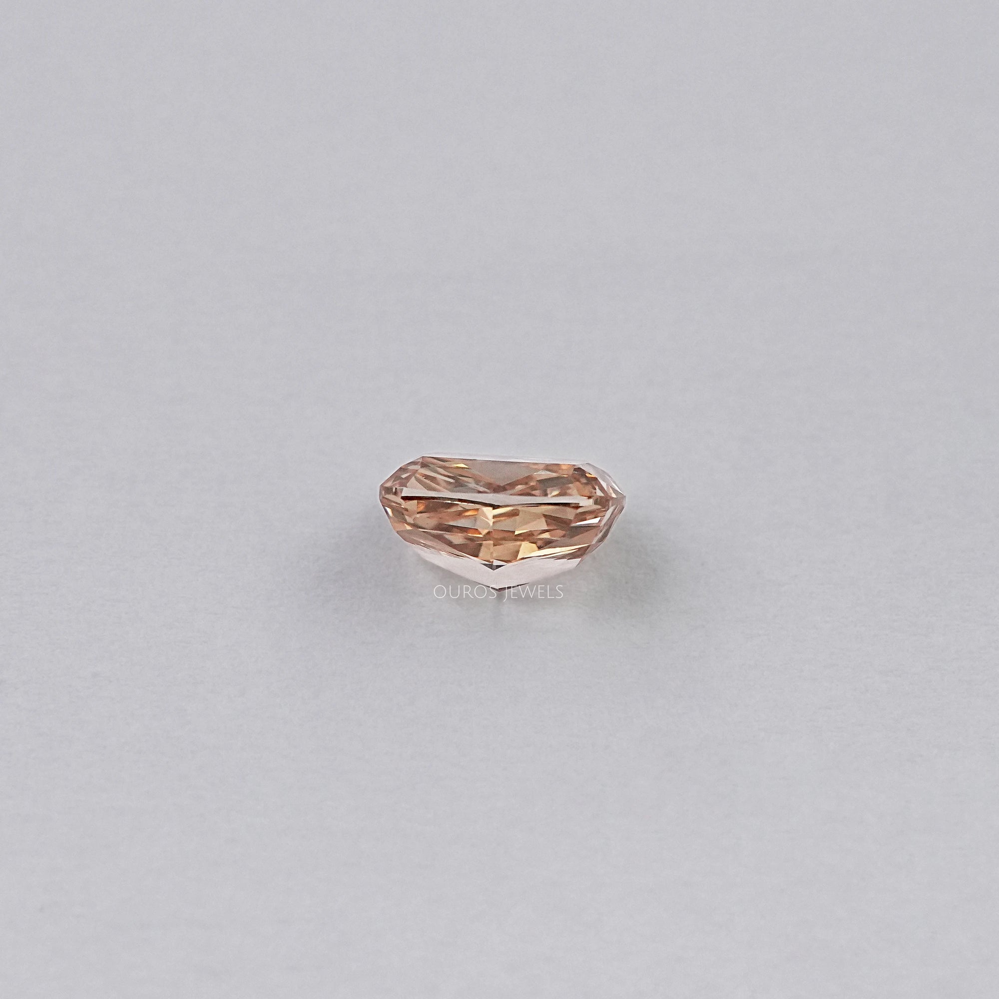 Cushion Cut Lab Diamond Champagne Loose Loose