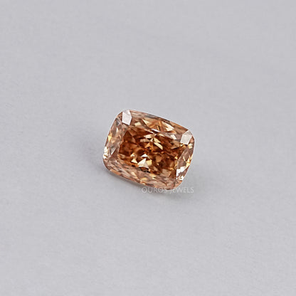 Cushion Cut Lab Diamond Champagne Loose Loose