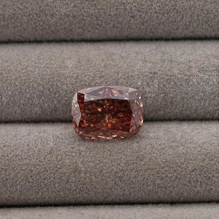 Deep Red Cushion Lab Grown Loose Diamond Loose