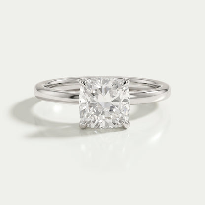 IGI Certified Cushion Cut Engagement Ring Ring