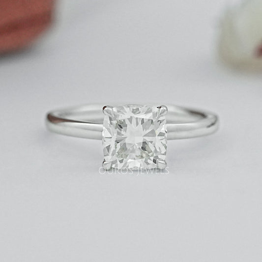 IGI Certified Cushion Cut Engagement Ring Ring