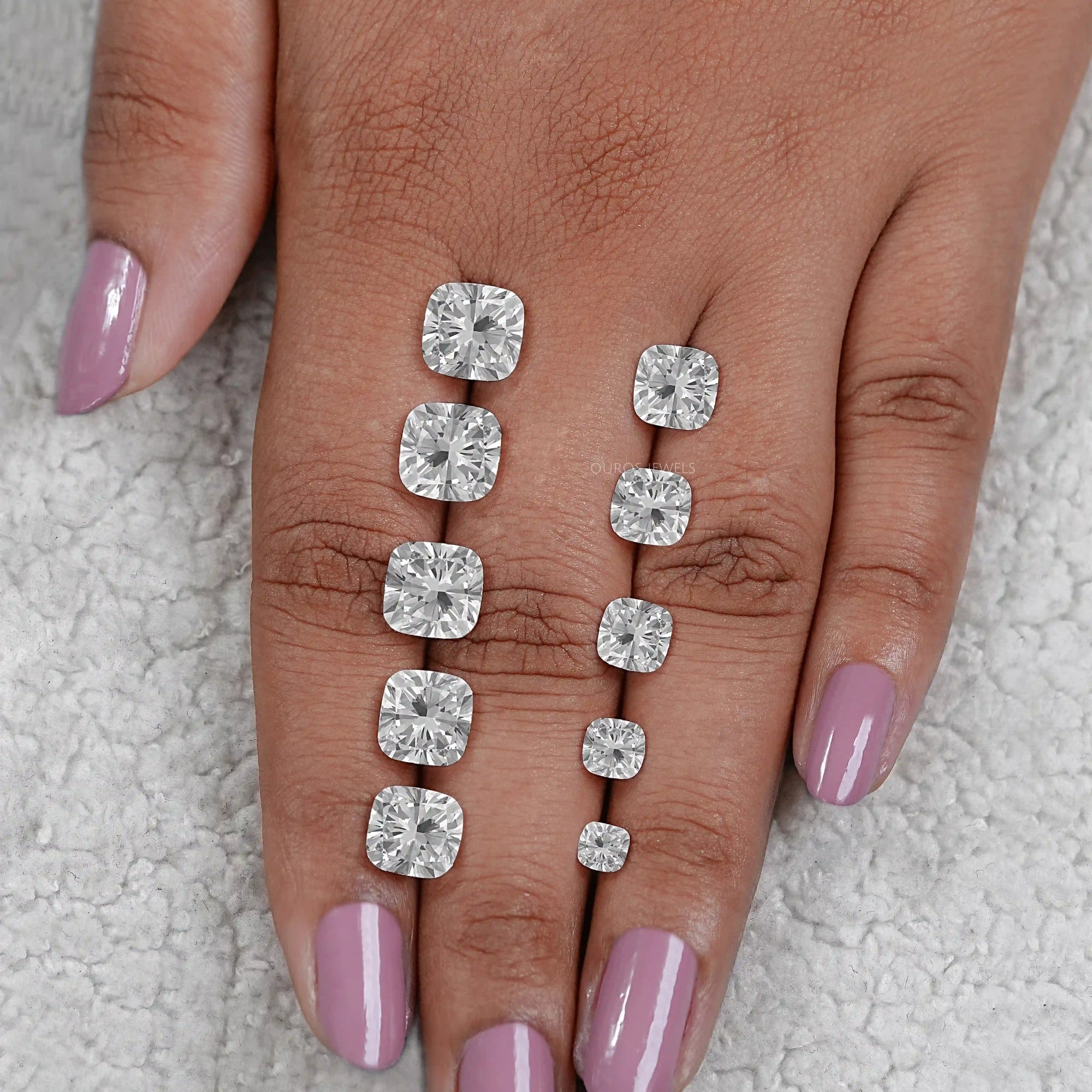 Certified Cushion Cut Lab Grown Diamond