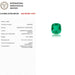 IGI Certified Cushion Shape Colombian Emerald Gemstone