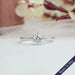 [Front View of Round Diamond Ring]-[Ouros Jewels]