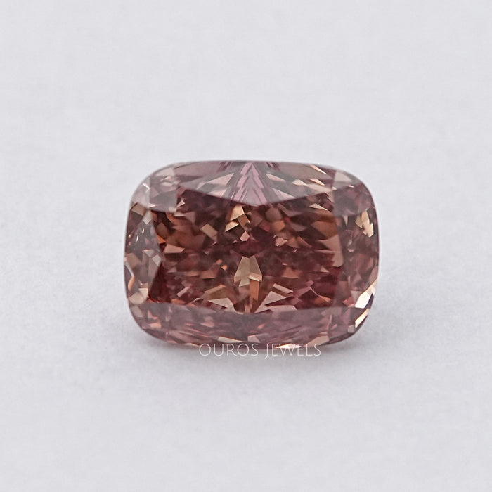 Deep Red Cushion Lab Grown Loose Diamond Loose