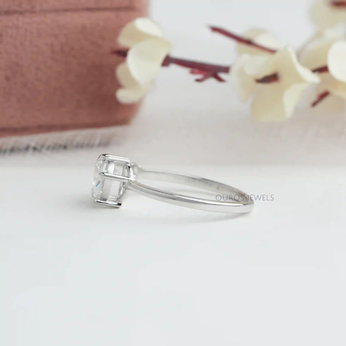 Heart And Pear Lab Diamond Toi Moi Engagement Ring Rings