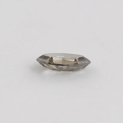 5.20 Carat Grey Oval Step Cut Diamond Loose