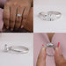 [Collage of Double Heart Cut Diamond Ring]-[Ouros Jewels]