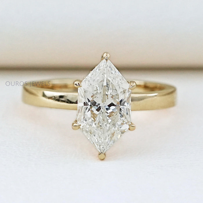 Dutch Marquise Lab Diamond Hidden Halo Engagement Ring Rings
