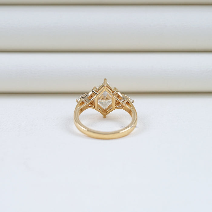 Dutch Marquise Cut Three Stone Engagement Ring Ring