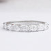 East West Oval Cut Lab Grown Diamond Wedding Band Rings