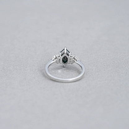 Dutch Marquise Black Diamond Anniversary Ring Ring