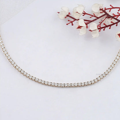 Round Cut Lab Grown Diamond Stunning Necklace Necklaces