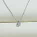 Step Cut arrow Diamond Pendant Necklaces