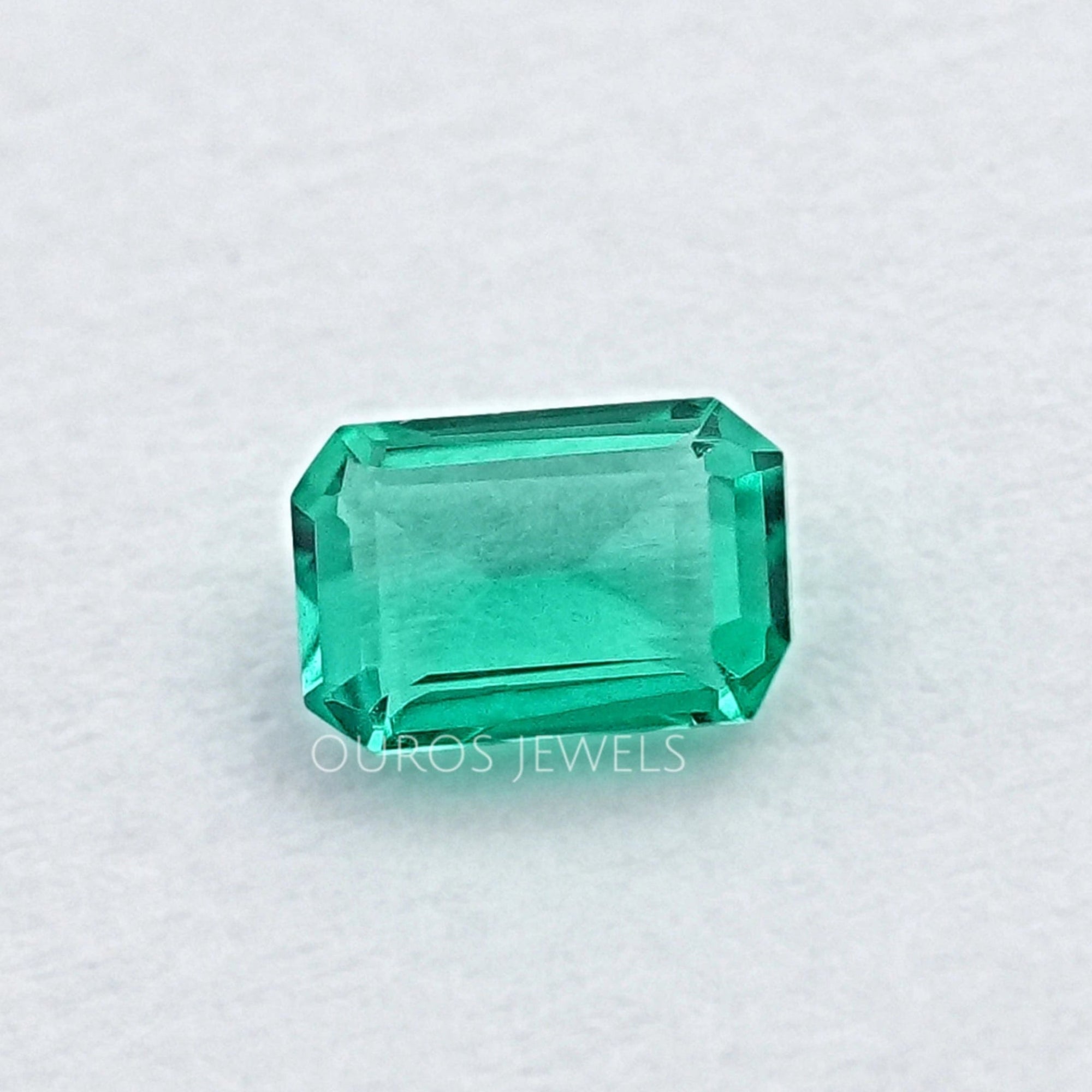 Emerald Cut Colombian Green Gemstone Loose