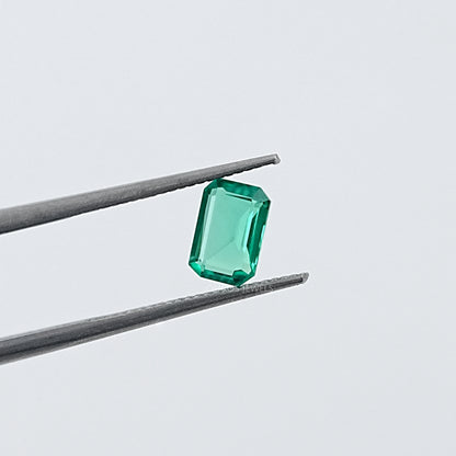 Emerald Cut Colombian Green Gemstone Loose