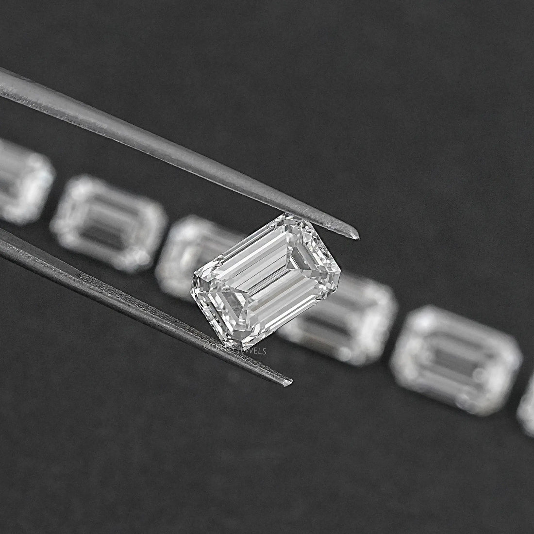 Certified Emerald Cut Lab Grown Diamond Loose