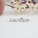 Emerald Cut Lab Grown Diamond Hoop Earrings Earring