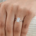 Emerald Cut Lab Diamond Solitaire Engagement Ring Ring