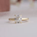 [Emerald Cut Solitaire Diamond Ring]-[Ouros Jewels]