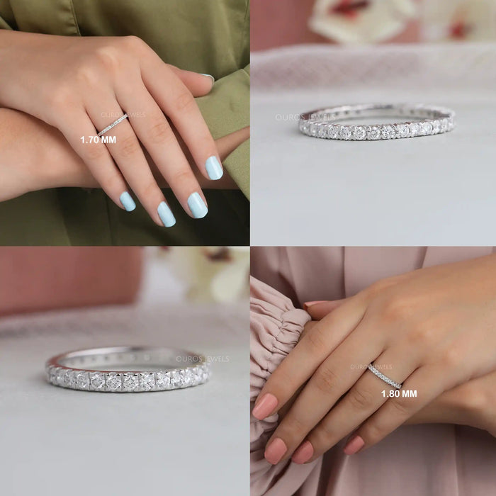 [Collage of Eternity Wedding Band]-[Ouros Jewels]