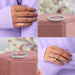 [Collage Grid of Eternity Lab Diamond Eternity Band]-[Ouros Jewels]