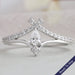 Pear Diamond Enhancer Curved Style Ring