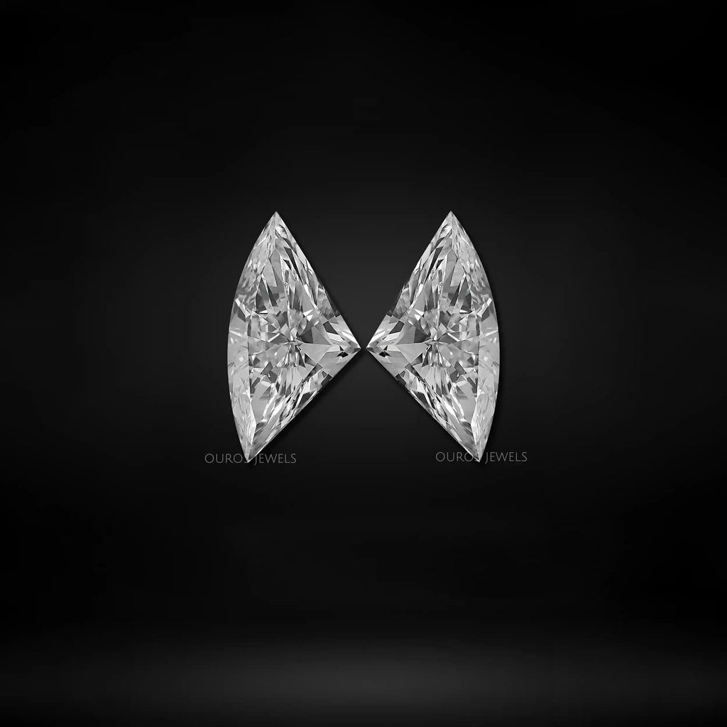 Fan Shape Loose Lab Gown Diamond 