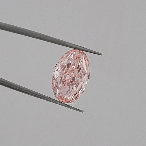 Fancy Intense Pink Oval Cut Lab Diamond Loose