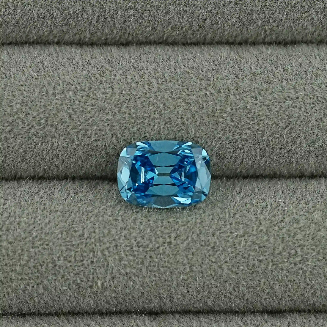 Fancy Vivid Blue Old Mine Cushion Lab Diamond Loose