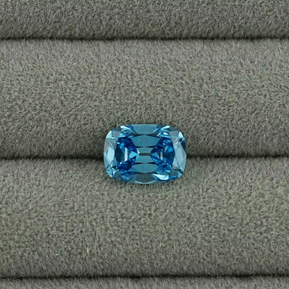 Fancy Vivid Blue Old Mine Cushion Lab Diamond Loose