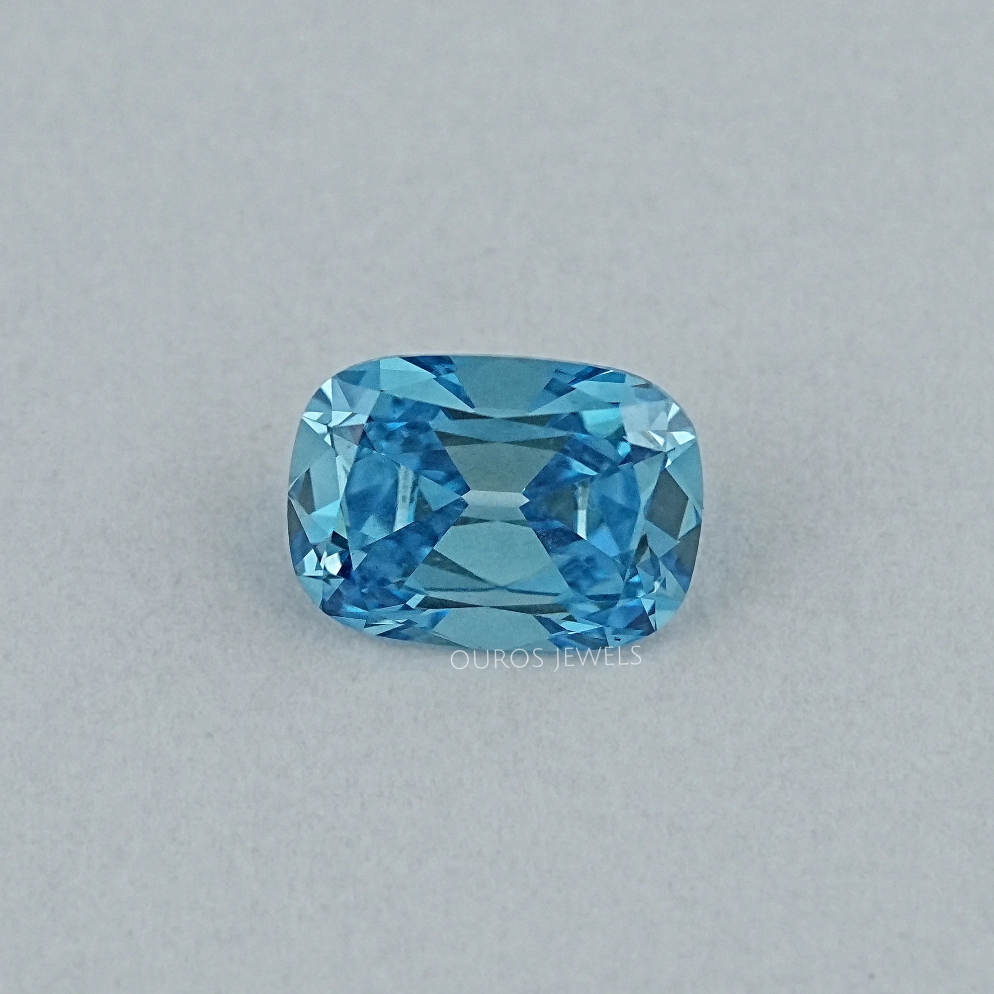 Fancy Vivid Blue Old Mine Cushion Lab Diamond Loose