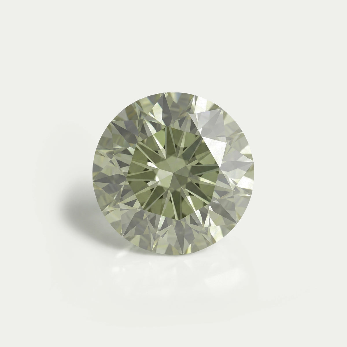 Fancy Vivid Green Round Lab Loose Diamond