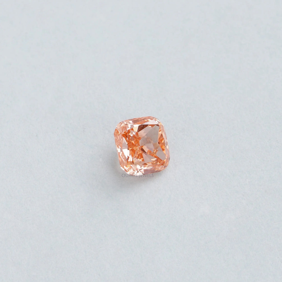 1.35 Carat Vivid Pink Cushion Lab Diamond