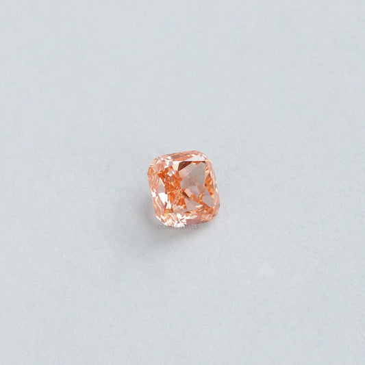 1.35 Carat Vivid Pink Cushion Lab Diamond
