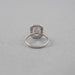 Fancy Pink Radiant Cut Halo Diamond Ring