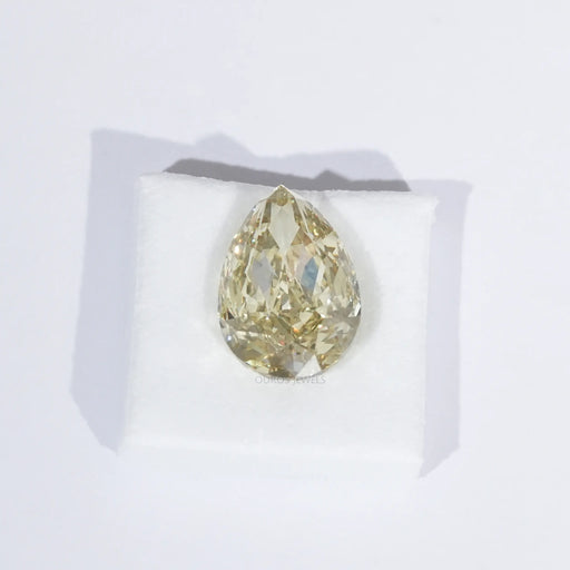 Modified Pear Cut Yellow Lab Grown Diamond