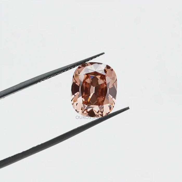 [Brilliant Cut Pinkish color Lab Diamond]-[Ouros Jewels]