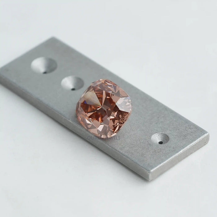 [Fancy Pinkish Brown Lab Diamond]-[Ouros Jewels]