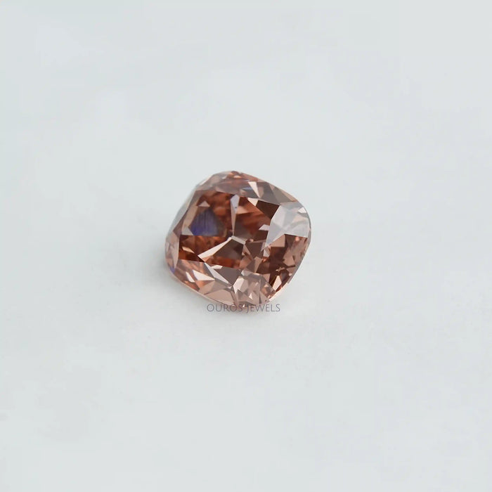 [5.10 Carat Pinkish Brown Lab Diamond]-[Ouros Jewels]
