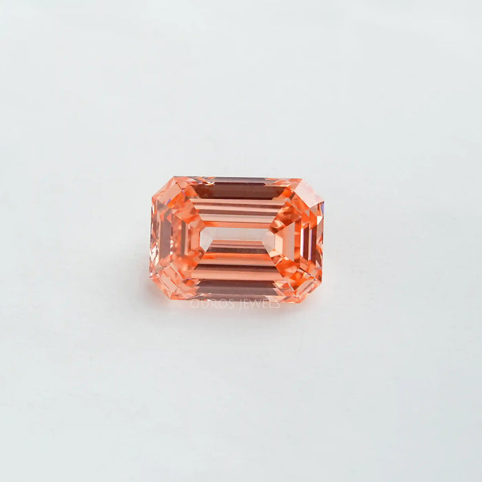 [Pink Emerald Cut Diamond]-[Ouros Jewels]