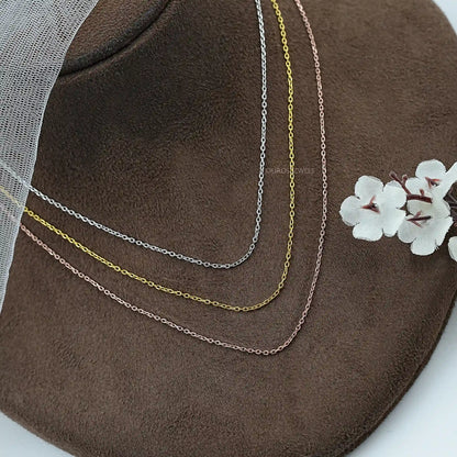 Dainty Flat Cable Chain