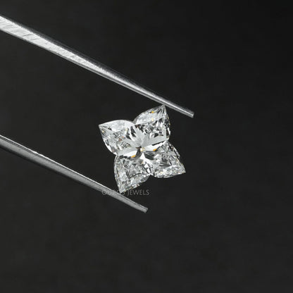 Antique Lily Cut Lab Grown Loose Diamond Loose